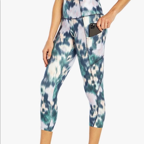 Jessica Simpson High Waist Tummy Control ankle Activewear with Pockets - Picture 2 of 3